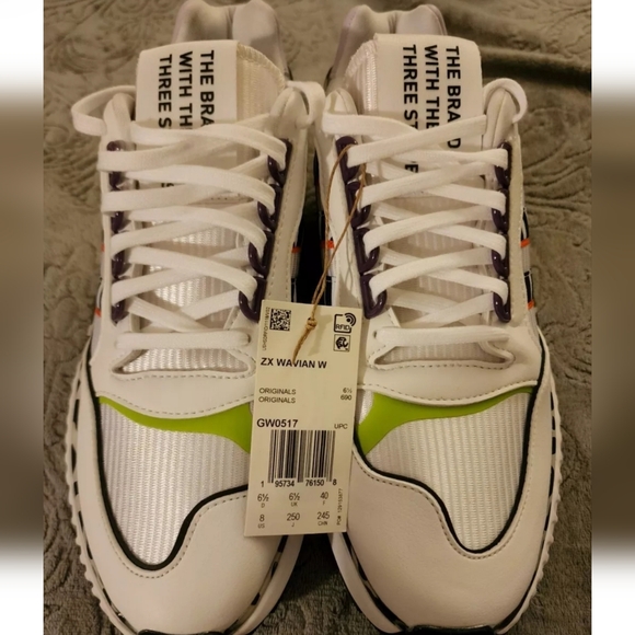 Adidas FIRE! NWT! Rich Mnisi ZX Wavian Sneakers #GW0517. Sz 8. R2S!! - Picture 3 of 10